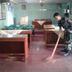 Pos Kotis TMMD Reguler 103 Kodim Batang Kembali Bersih Dan Rapi