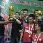 Gasak Lawan 7-2, Tim Futsal Sabhara Juarai Kapolda Cup