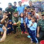 Sambut Hari Juang Kartika Kodim Magelang Hijaukan Lahan Kritis di Ketep