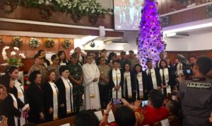 Panglima TNI dan Kapolri Tinjau Pengamanan Ibadah Misa Malam Natal