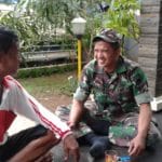 Silaturahmi Babinsa Dengan Ketua Gapoktan Mendukung Keberhasilan Swasembada Pangan