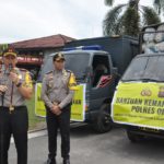 Polres OKI Salurkan Bantuan Korban Tsunami di Lampung dan Banten