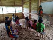Babinsa Mengajar Anak Putus Sekolah di Pegunungan Polewali Mandar