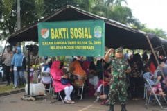 Tenda Satgas TMMD ke-104 Kodim 0507/Bks Di Padati Warga