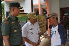 Ucapan Terimakasih Camat Jatiasih Nesan Sujana berkat Kelurahan Jatisari terpilih menjadi lokasi TMMD