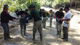 Pantang Kendorkan Semangat Satgas TMMD 104 Punya Cara Tersendiri