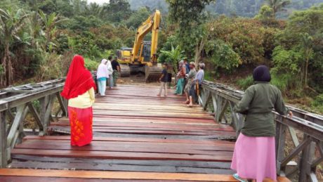 Rehab Jembatan Kura-Kura Hampir Selesai, Kekompakan Tetap Terjaga