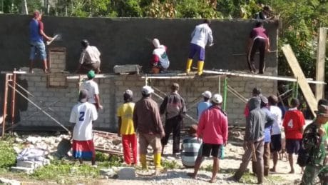 Danramil :Keberhasilan TMMD 104 Berkat Sinergitas TNI-Warga