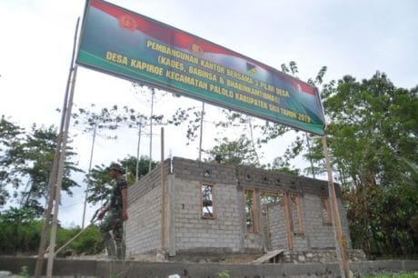 Pembanguan Rumah Tiga pilar  Mulai Terlihat.