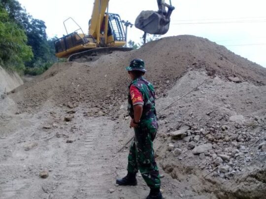 Alat Berat Masih Berjaga-Jaga di TMMD 104 Donggala