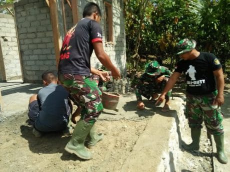 Serka Fransko Briefing Warga Desa Soal TMMD 104 Donggala