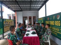Briefing Seluruh Komandan Sasaran, Ini Pesan Dansatgas TMMD Kodim 0507/Bekasi