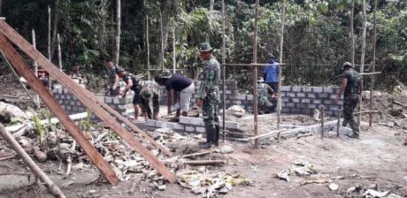 Pembangunan Fasum Sudah Dalam Tahap Pemasangan Batako