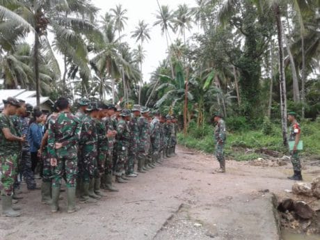 TMMD ke 104, Didik Kedisiplinan Mahasiswa Lewat Apel Pagi