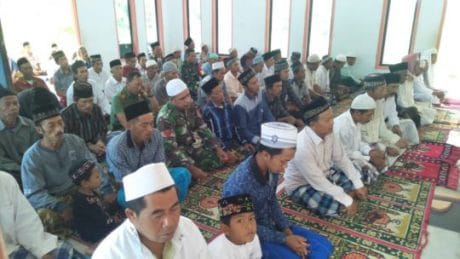 Dengan Adanya TMMD ke 104 Jemaah Sholat Wajib Masjid Meningkat