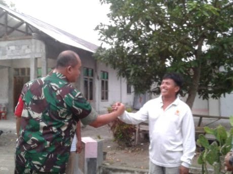 Dansatgas TMMD dan Kades Rusoh, Imbau Percepatan Pembangunan