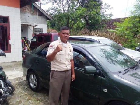 Driver Siap Mengantar Pejabat Ke Lokasi TMMD Pemalang