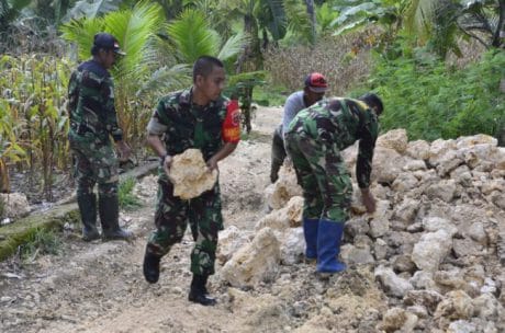 Dansatgas Terjun Langsung Ke Lokasi TMMD