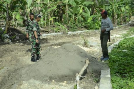 Dansatgas Tinjau Lokasi TMMD Di Desa Lalatang