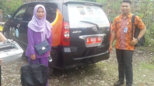 Layanan Samsat Keliling Oleh Satlantas Pemalang Di TMMD