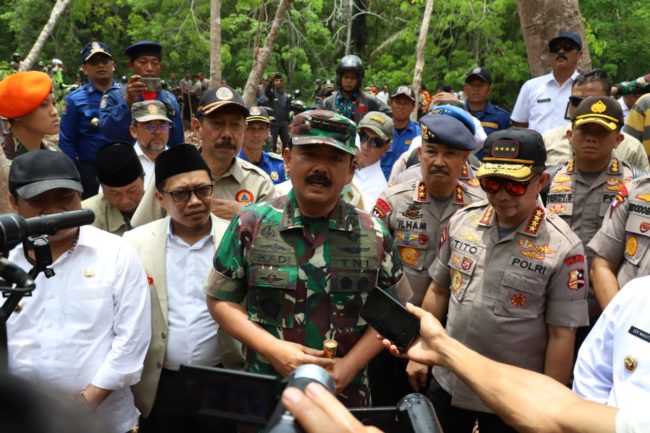 Panglima TNI, Dedikasi dan Semangat Juang Prajurit Luar Biasa dalam Mengatasi Karhutla Pulau Rupat