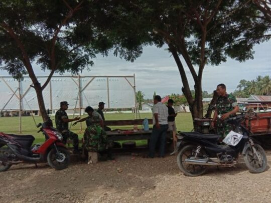 Persiapan Kunjungan Pangdam Ke Lokasi TMMD