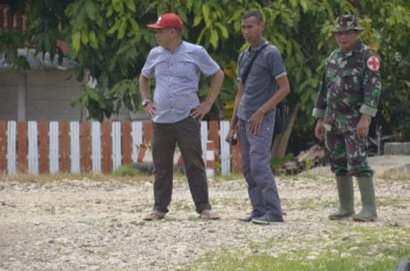 KEPALA DESA LALLATANG TURUT SERTA DALAM PENYIAPAN KUNJUNGAN BAPAK PANGDAM XIV/HSN