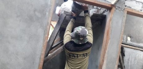 Kebersamaan TNI/Polri Dan Masyarakat, Mampu Percepat Penyelesaian Kantor PD