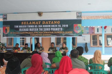 Mayjen Suko Pranoto Menegaskan Bahwa TMMD DiSelengggarakan Untuk Meningkatkan Kesejahteraan Masyarakat