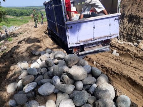 Guna Percepat Penyelesaian Sasaran Fisik Droping Material Terus Ditingkatkan