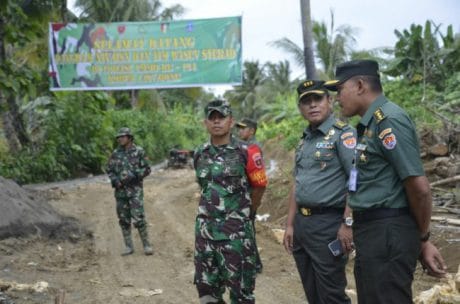 KETUA TIM WASEV STERAD MENINJAU LOKASI TMMD