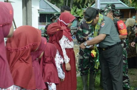KUNJUNGAN KERJA TIM WASEV STERAD TIBA DI LOKASI TMMD KE 104 KODIM 1407/BONE DI DESA LALLATANG KEC DUABOCCOE