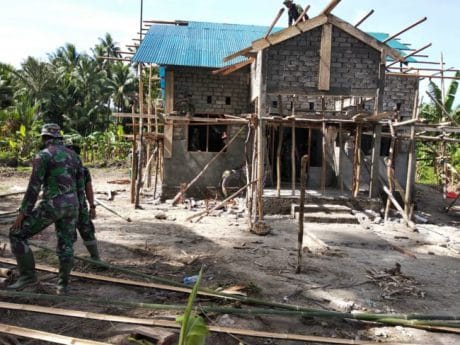 TPD Mulai Pasang Rangka Pagar