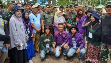 Program Inseminasi Buatan Tim TMMD ke-104 Konawe Kodim 1417/ Kendari Diapresiasi Ketua Wasev Mabesad