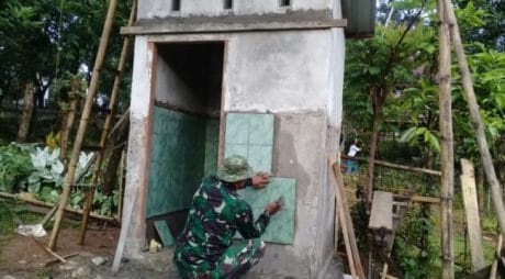 Satgas TMMD Ke-104 Kodim 1422 Maros Bangun MCK Di Dusun Damma Dan Pattiro Baji