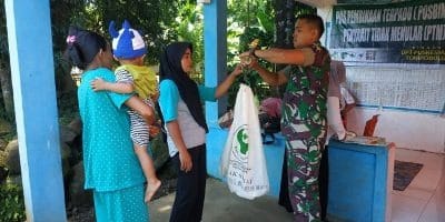 Pak TNI selalu hadir untuk membantu warga Bonto Manai dan Bonto Matinggi