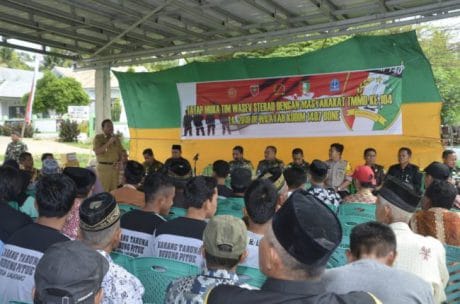 Tim Evaluasi dari Sterad bertatap muka dengan warga Lallatang