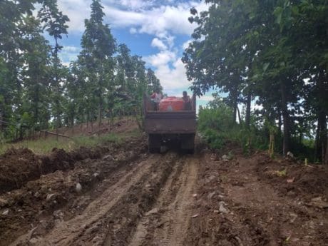 Toren di Datangkan Bantu Penyelesaian Talud Dan Drainase TMMD Pemalang