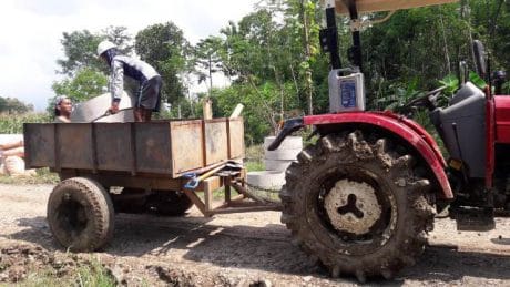 Langsir Riol Pembangunan Jembatan Limpas Jatiroyom Pemalang Andalkan TR-4