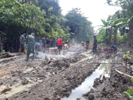 Peningkatan Jalan Dari TMMD Sudah Menyelamatkan Warga Desa Panyili