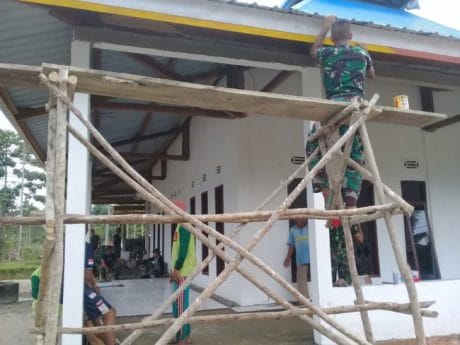 Satgas TMMD 104 Konawe,  Kebut pengerjaan Sasaran Fisik