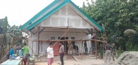 Yulius Barih sangat memuji kerja keras Satgas TMMD 104