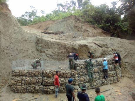 Pacu Pengerjaan Fisik TMMD 104, Ini yang Dikatakan Danramil 02/BRM