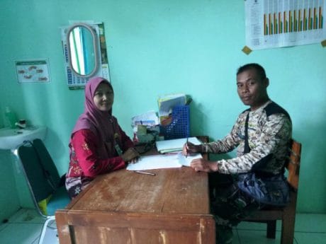 Jalan Baru Dibangun TNI Pemalang, Bidan Desa Mudah Bantu Persalinan