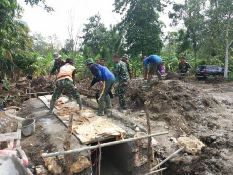 TURUN KELOKASI, DANSATGAS  IKUT MEMBANTU PEMBANGUNAN