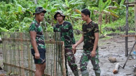 Kantor Tiga Pilar Mulai Pasang Pagar