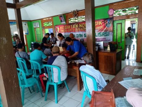 TMMD hari ke 20, Pembangunan Pos Kamling Mencapai 90 persen