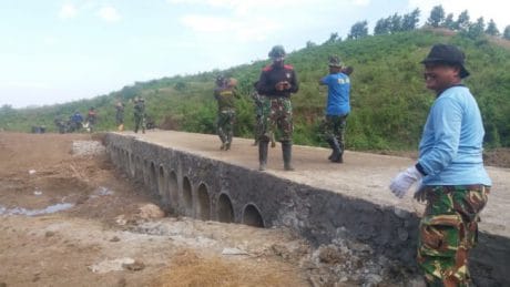 Berikut Progres Pembangunan Yang diCapai Oleh TMMD Kodim Pemalang