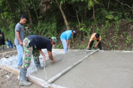 Usaha yang dilakukan Anggota Satgas ini tidak sia-sia bersama masyarakat