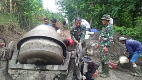 Takaran Rabat Beton TMMD Pemalang Harus Pas